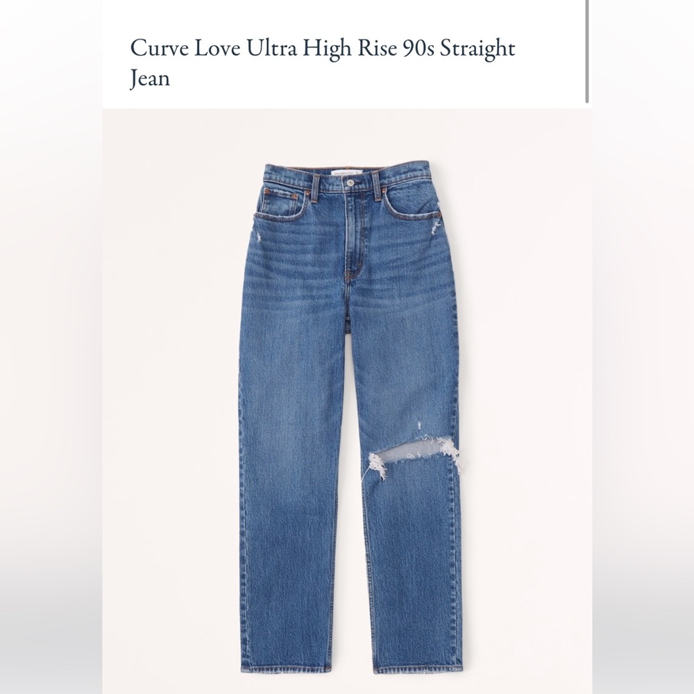 90’s straight Ultra High Rise